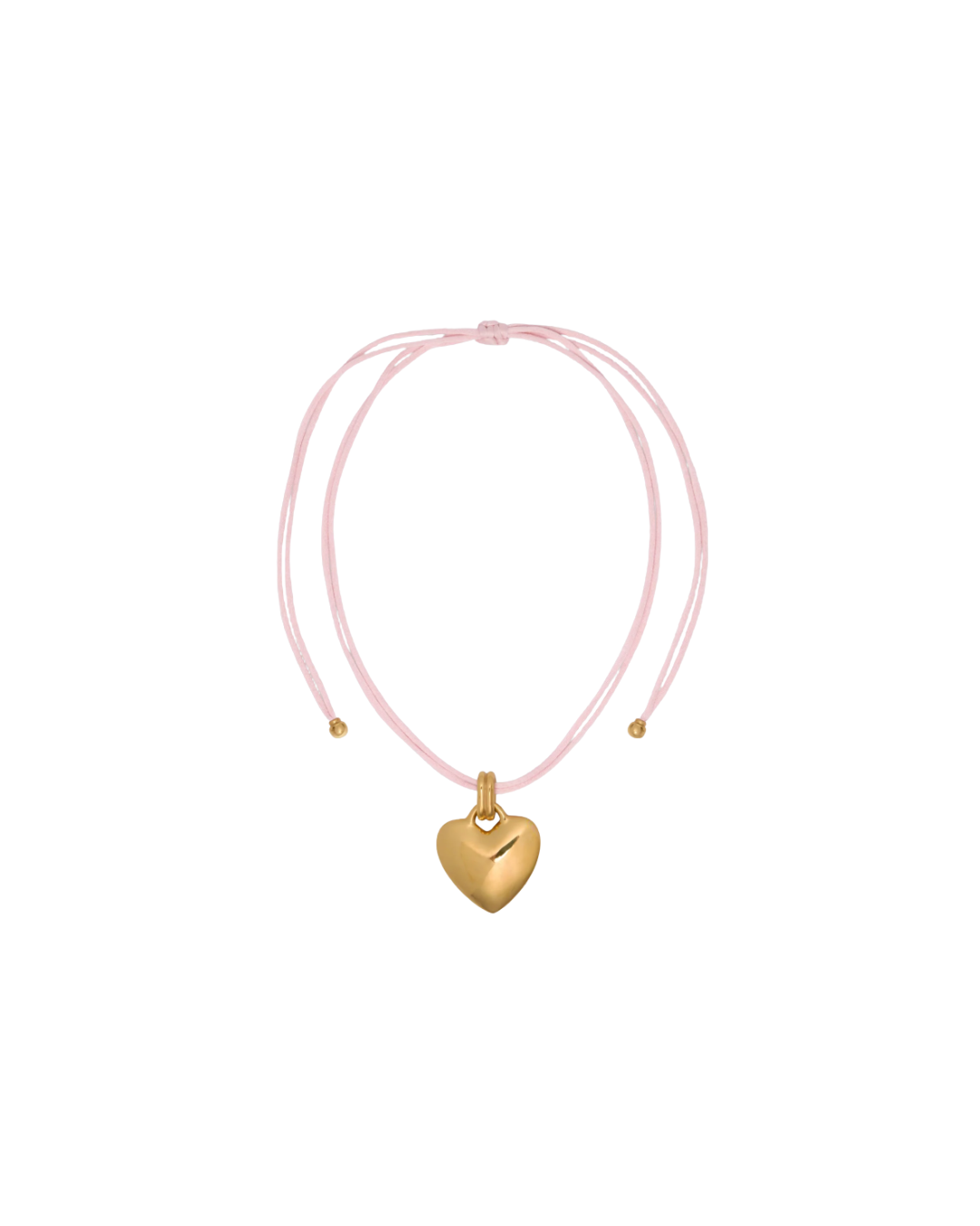 Heart Ribbon Necklace