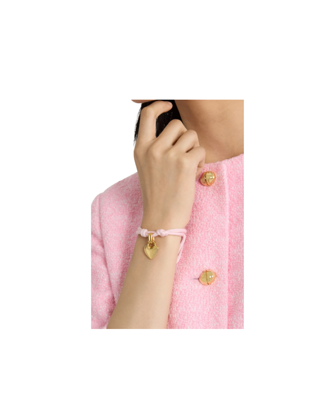 Heart Ribbon Bracelet