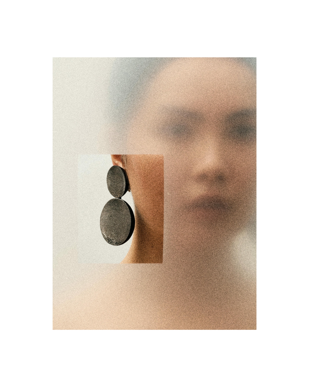 Arida Earrings: Acacia, Silverfoil
