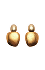 Luma Earring: Acacia, Goldfoil