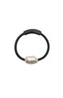 Grève Bracelet: Baroque Pearl, Bog Oak Lock