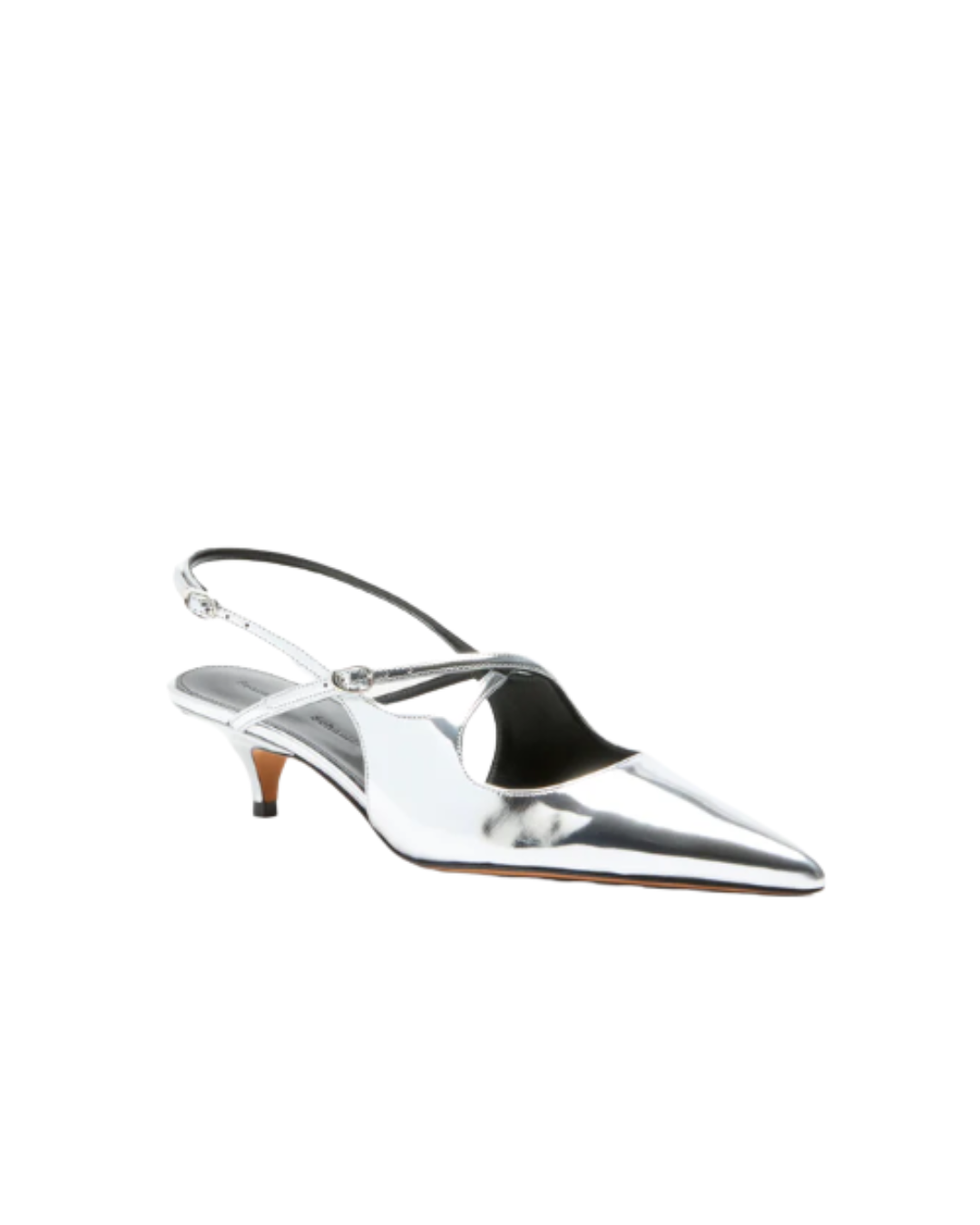 Slash Crossover Slingback Pumps