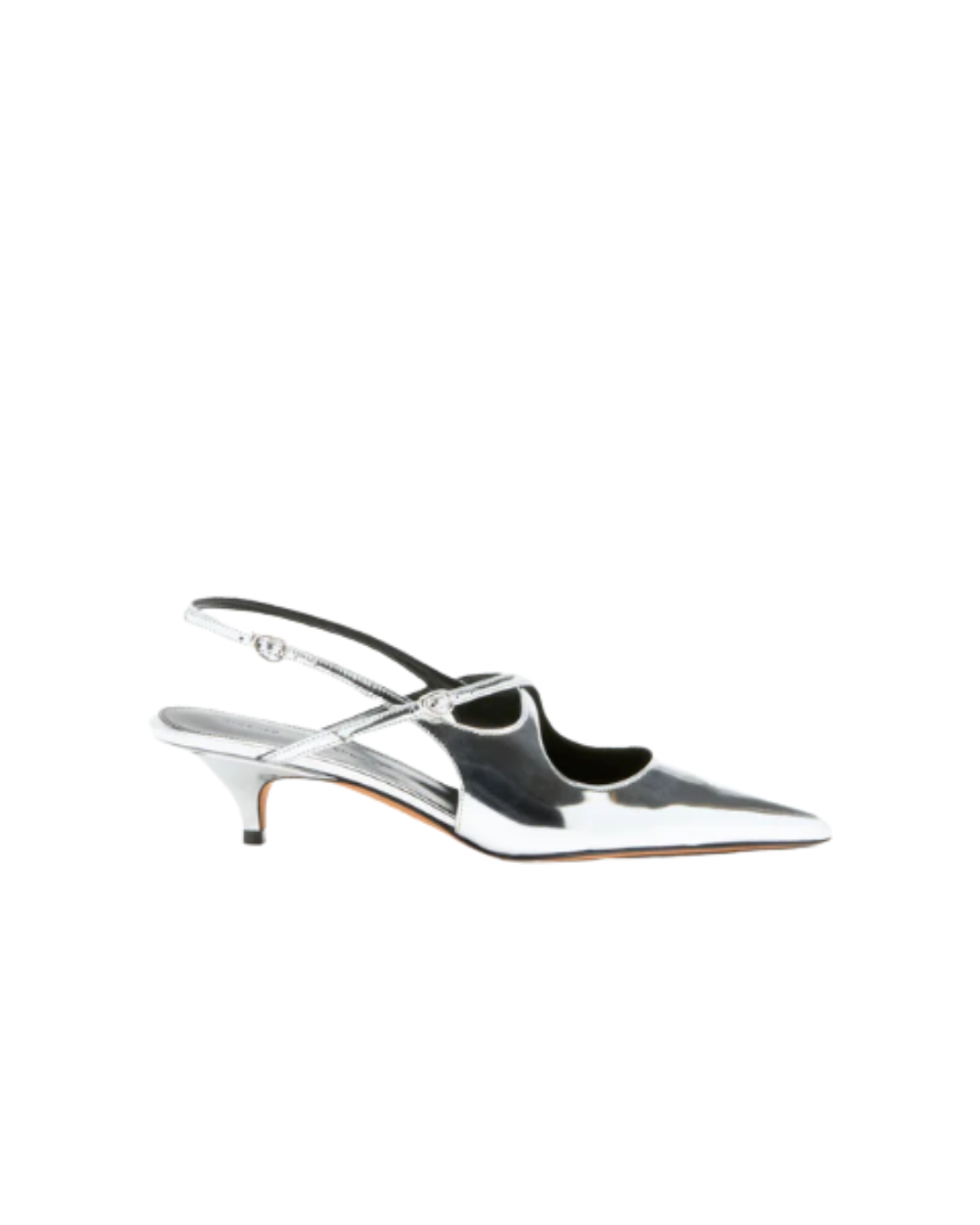 Slash Crossover Slingback Pumps