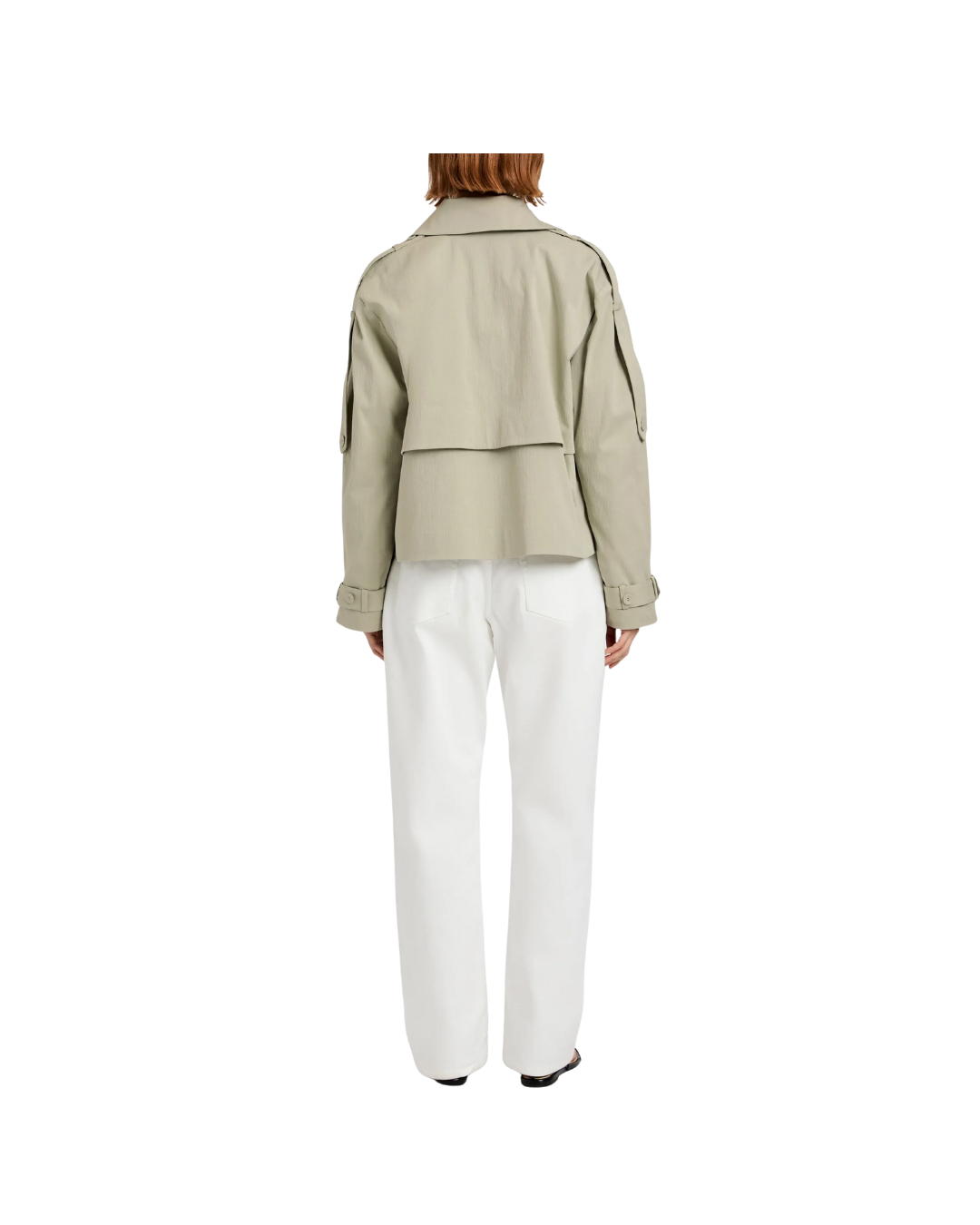 Yasmin Cropped Trench Coat