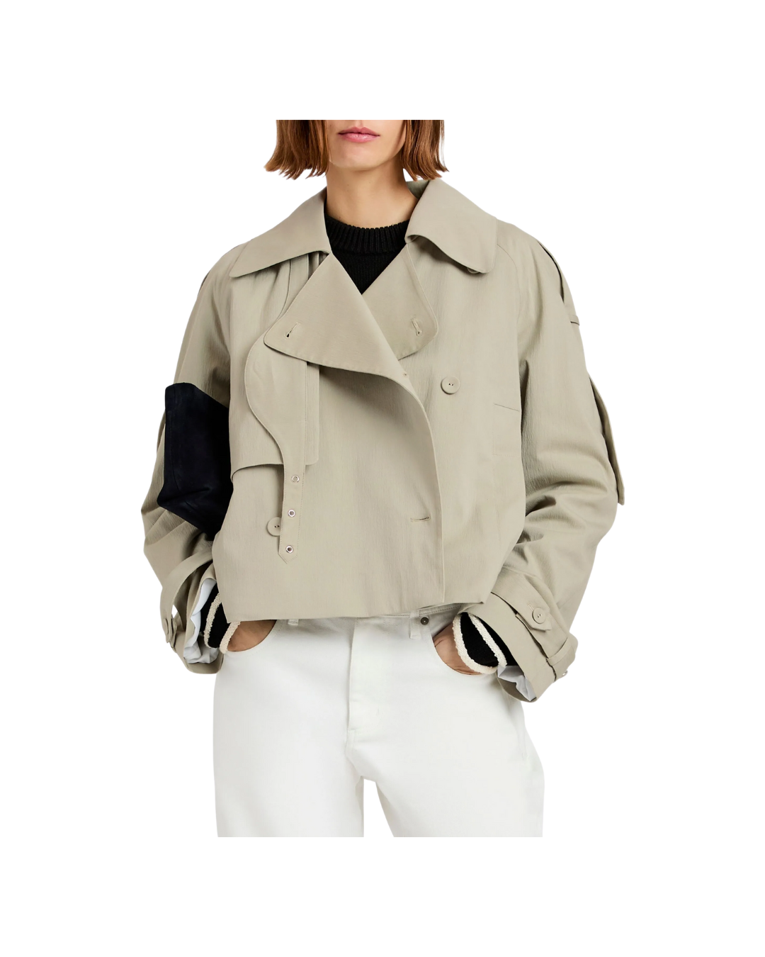 Yasmin Cropped Trench Coat