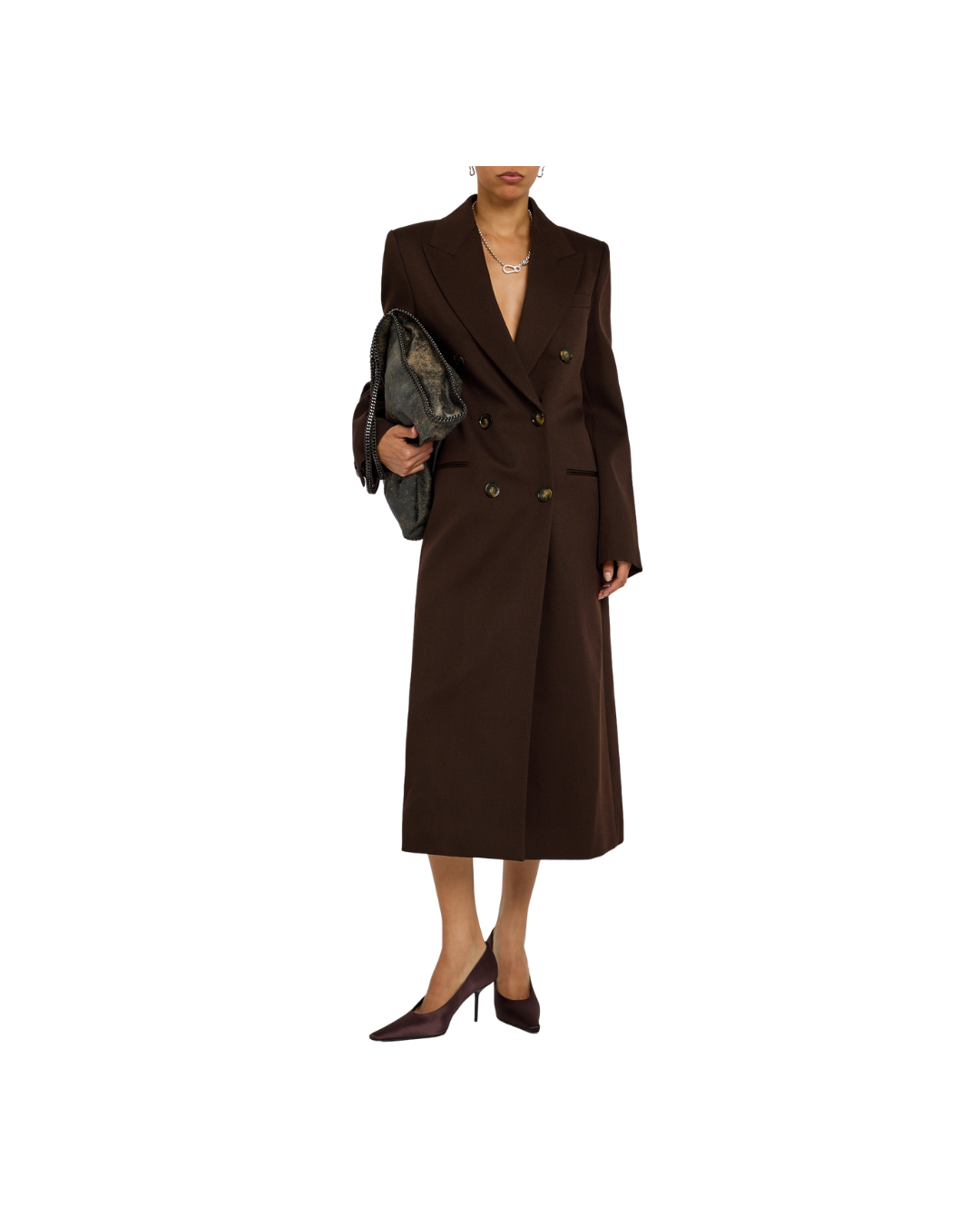Double-breasted Wool Coat