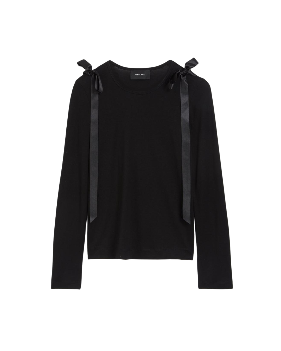 Bow Ribbon Tail Long Sleeve T-Shirt