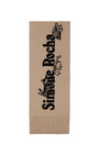 Long Graphic Logo Knit Scarf