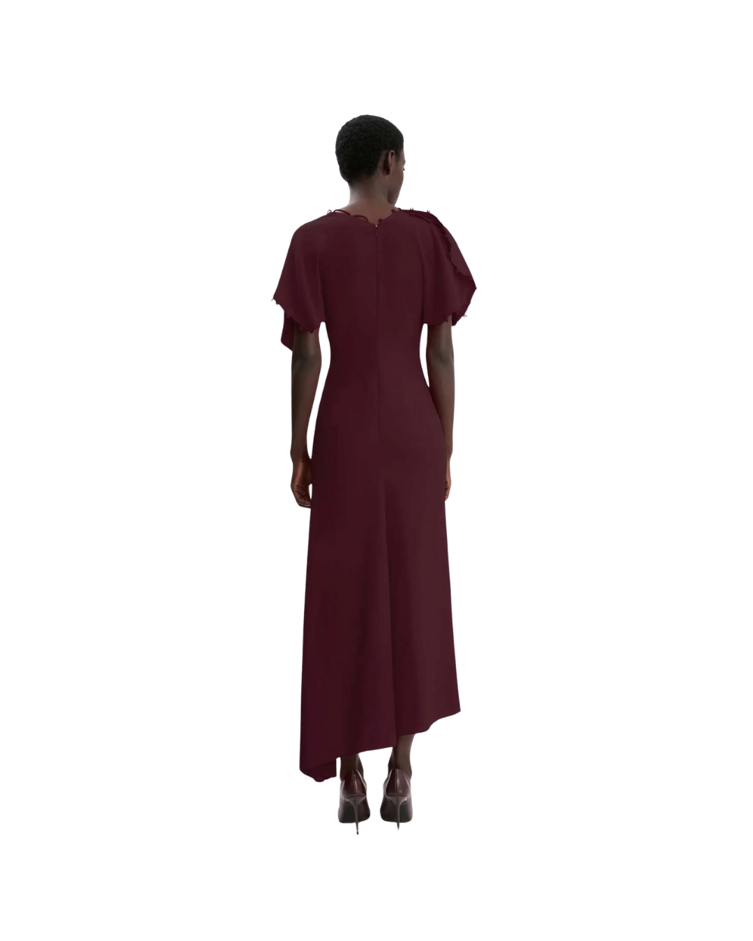 Draped Midi Dress