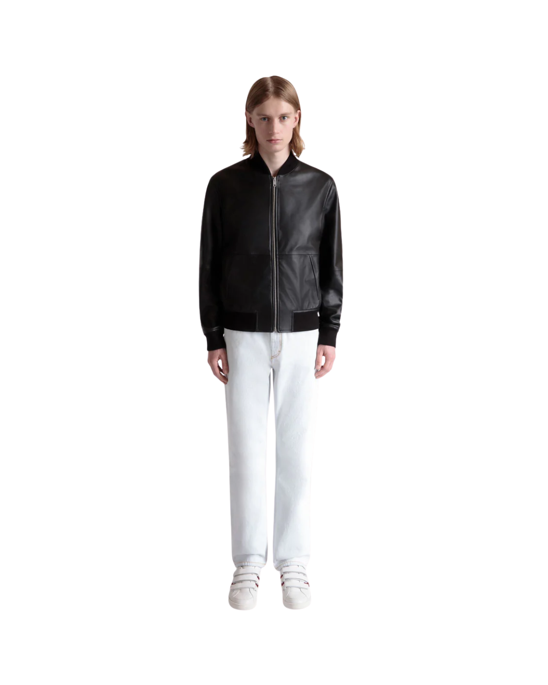 Bomber in Leather