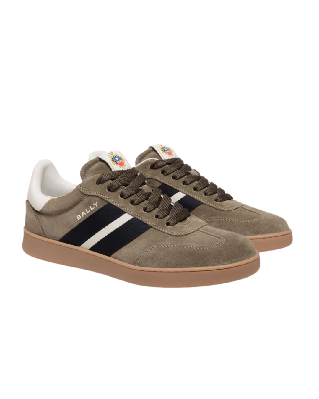 Retro Crest Sneaker in Ficus/Bone