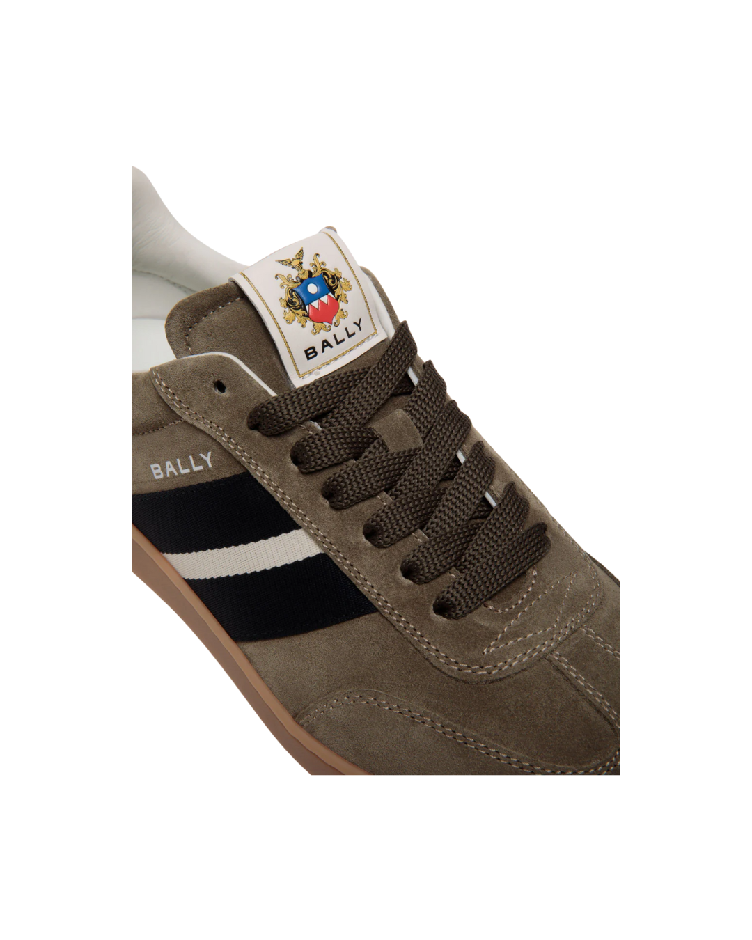 Retro Crest Sneaker in Ficus/Bone