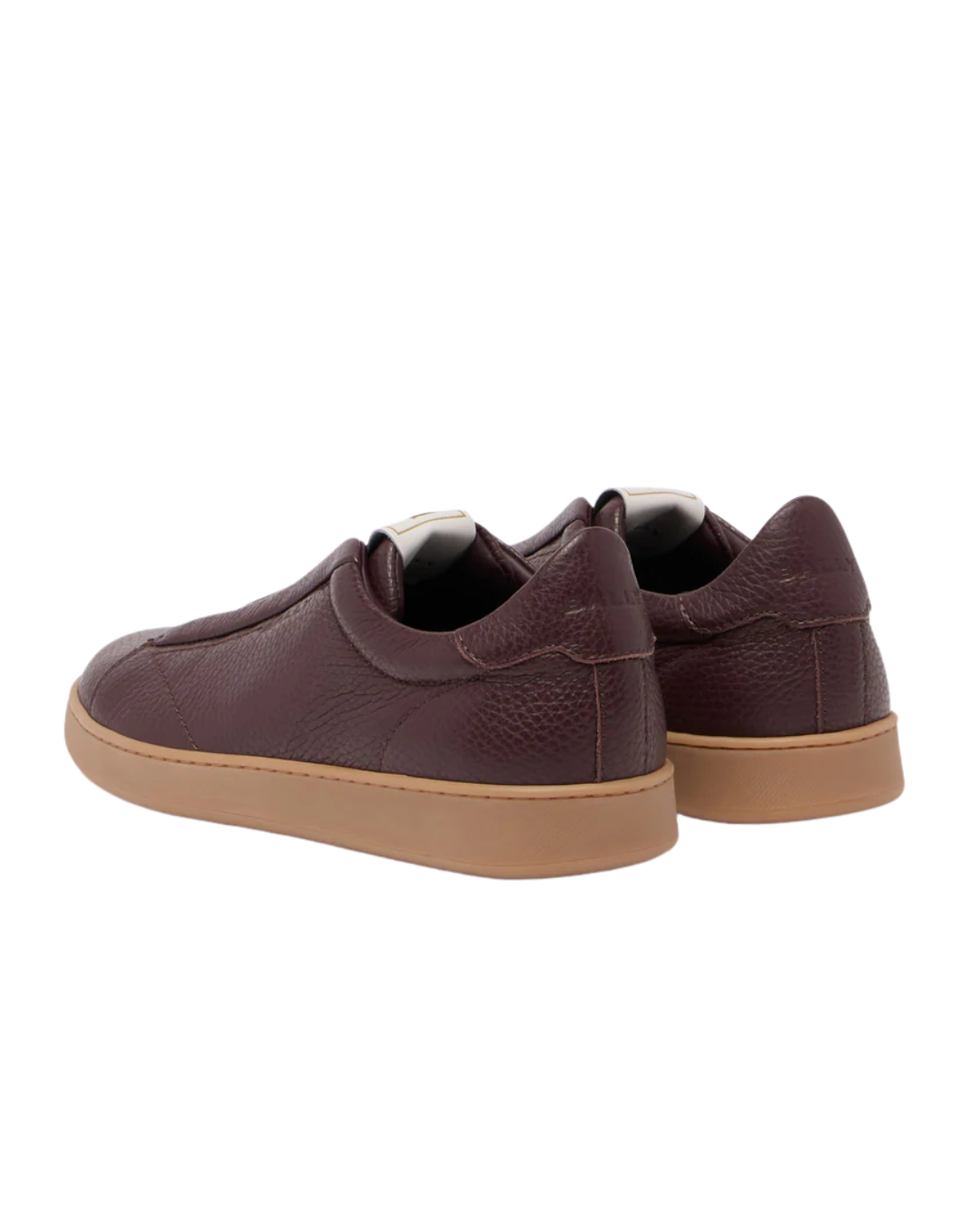 Retro Crest Sneaker in Bordeaux