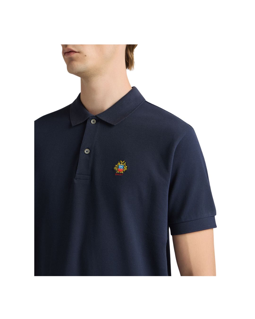 Peacoat Polo Shirt in Cotton