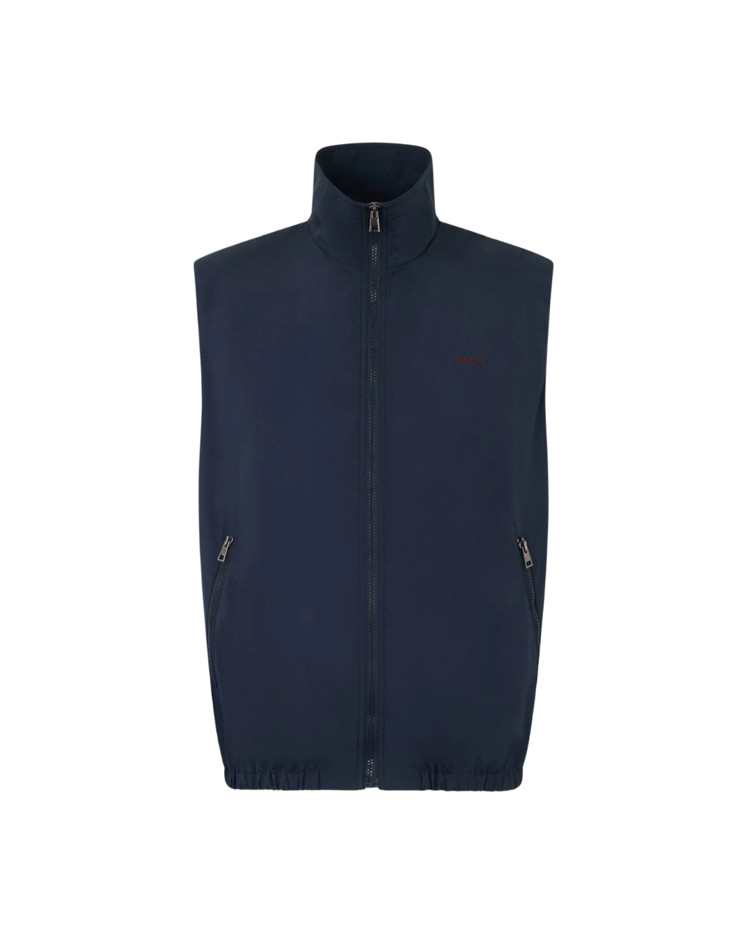 Logo-embroidered Elasticated-hem Vest
