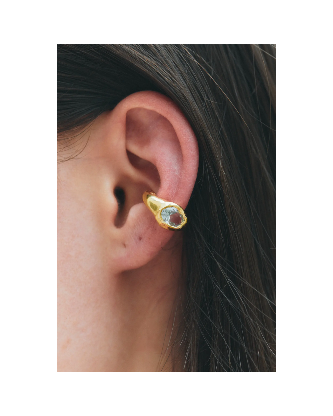 Faro Blue Ear Cuff