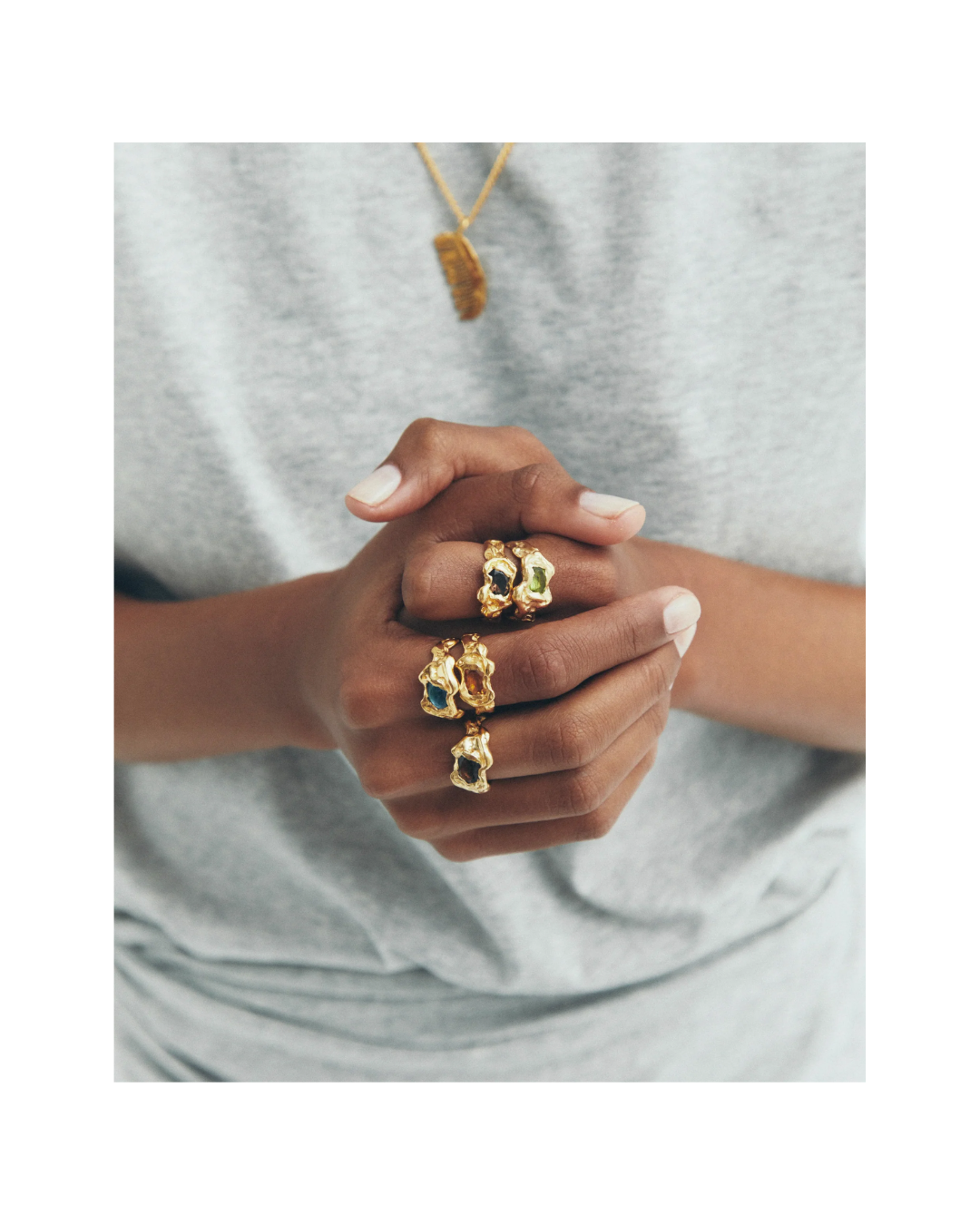 Ola Green Ring