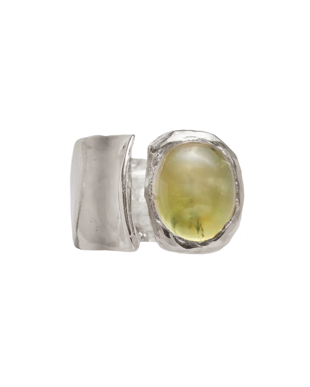 Uva Silver Green Ring