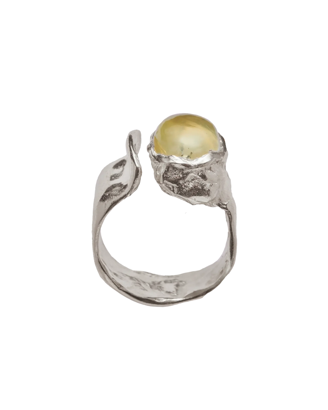 Uva Silver Green Ring