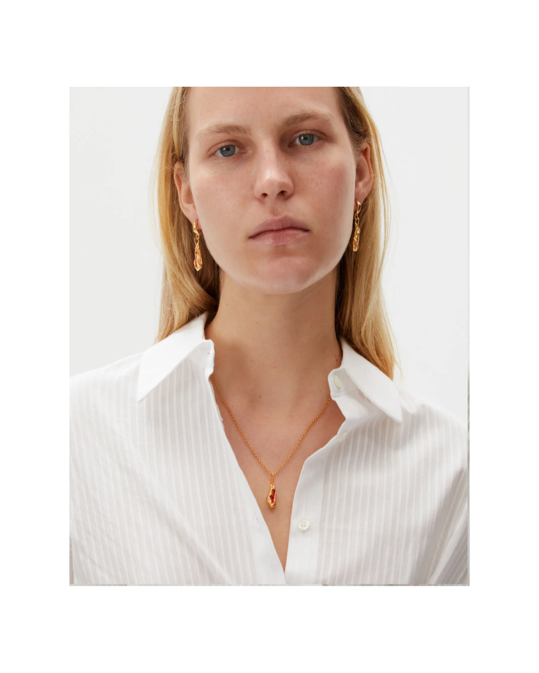 Naranja Hoop Earrings