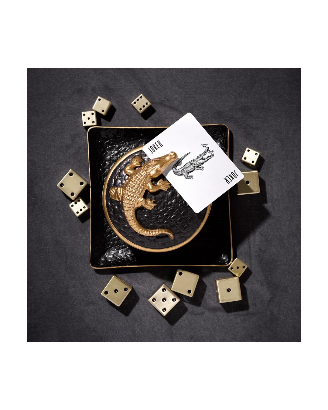 Crocodile Square Tray