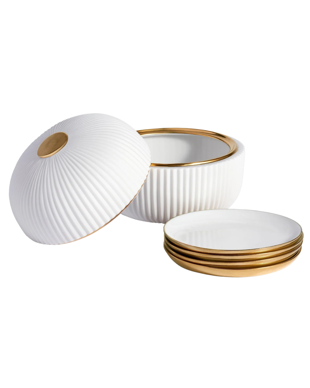 Ionic Box + Plates (Set of 4)
