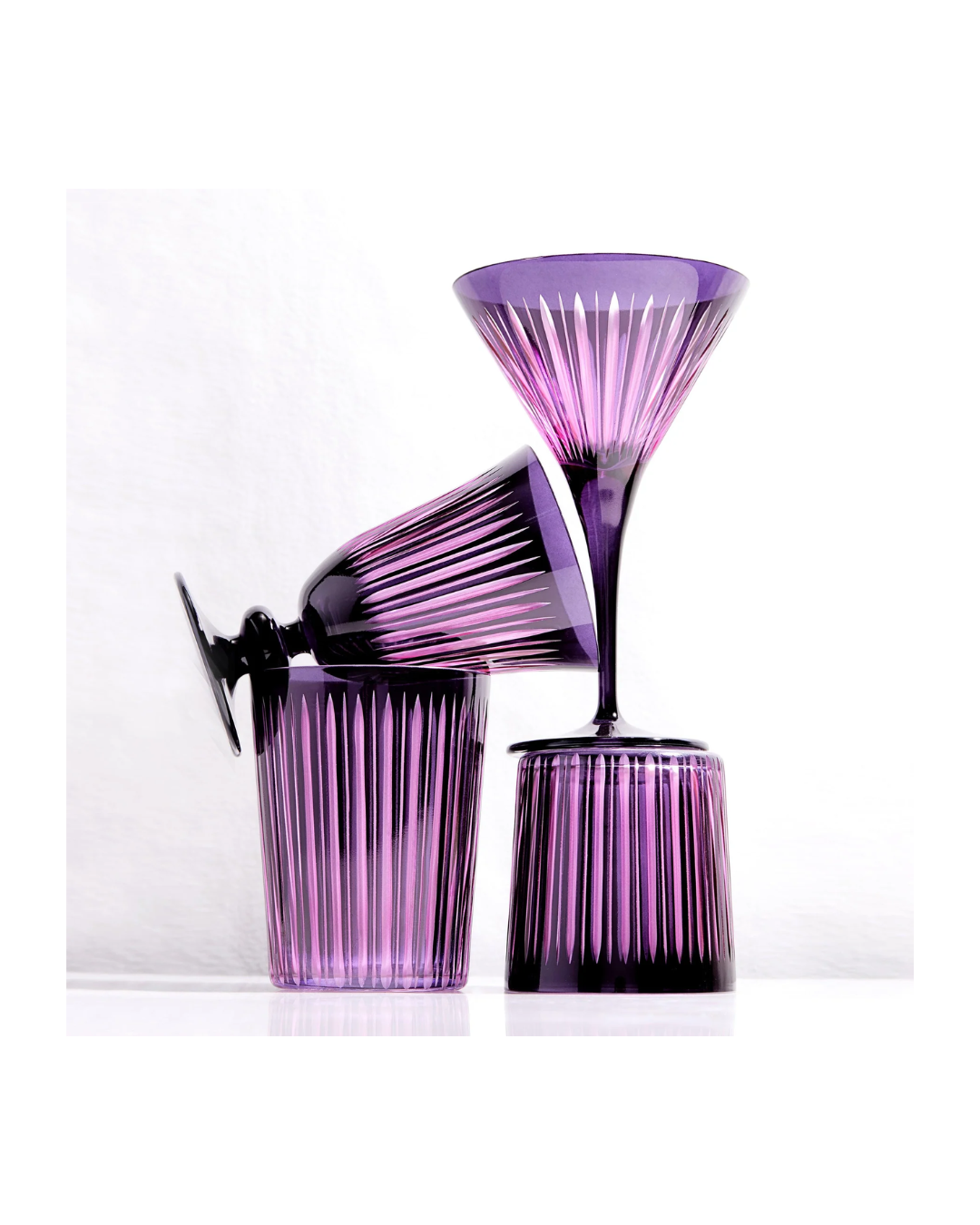 Prism Highball Glasses (Set of 4)
