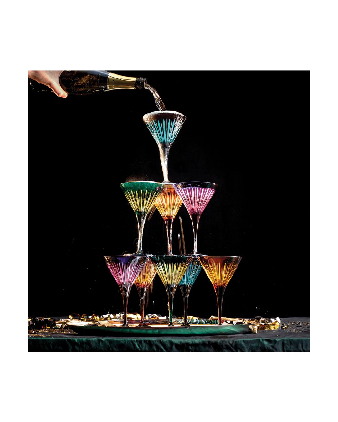 Prism Martini Glasses (Set of 4)