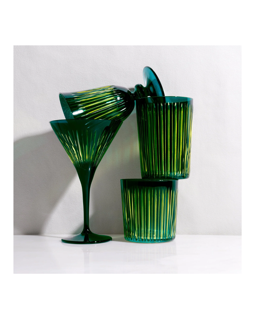 Prism Highball Glasses (Set of 4)