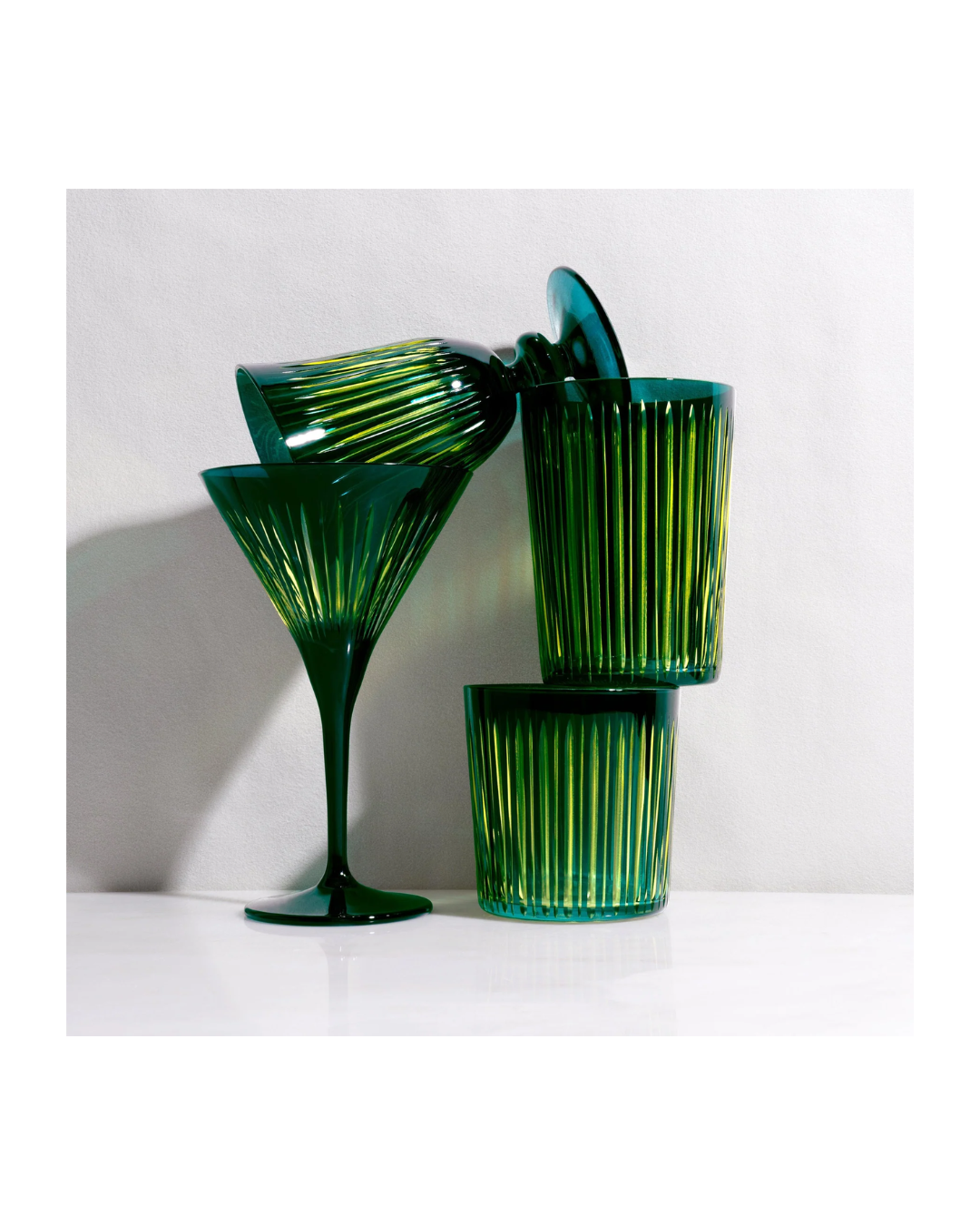Prism Martini Glasses (Set of 4)