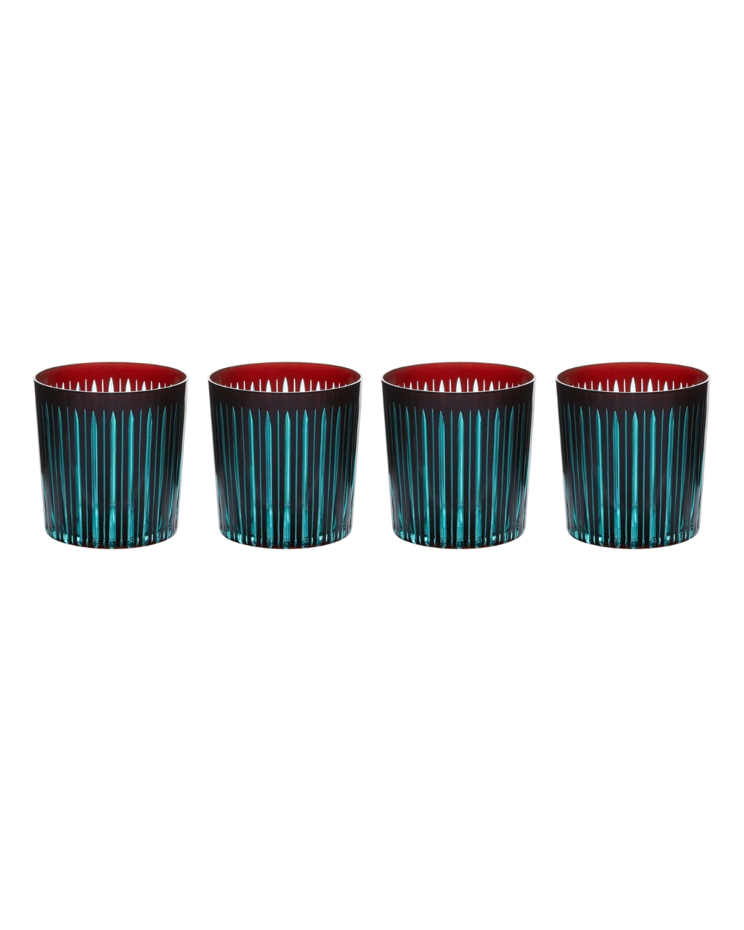 Prism Double Old Fashioned Glasses (Set of 4)