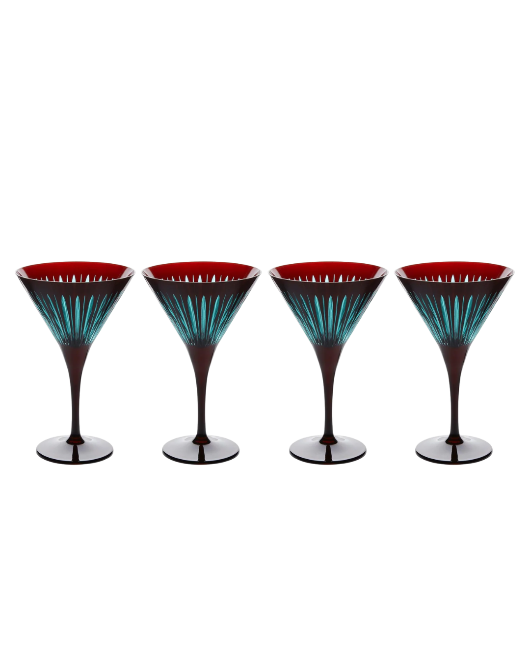 Prism Martini Glasses (Set of 4)