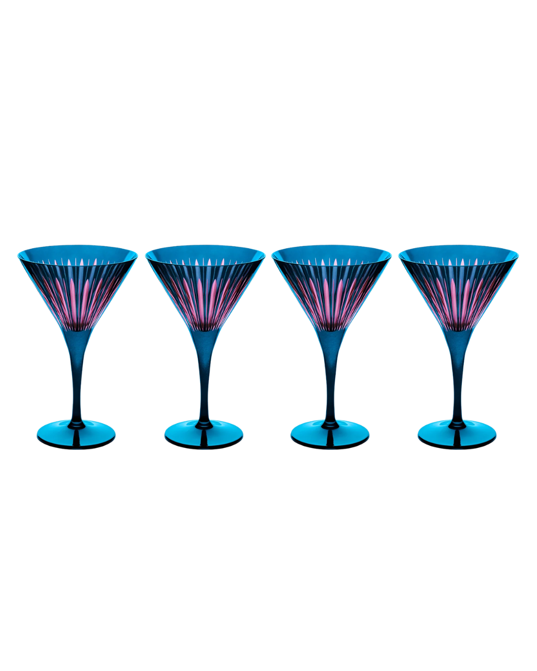 Prism Martini Glasses (Set of 4)