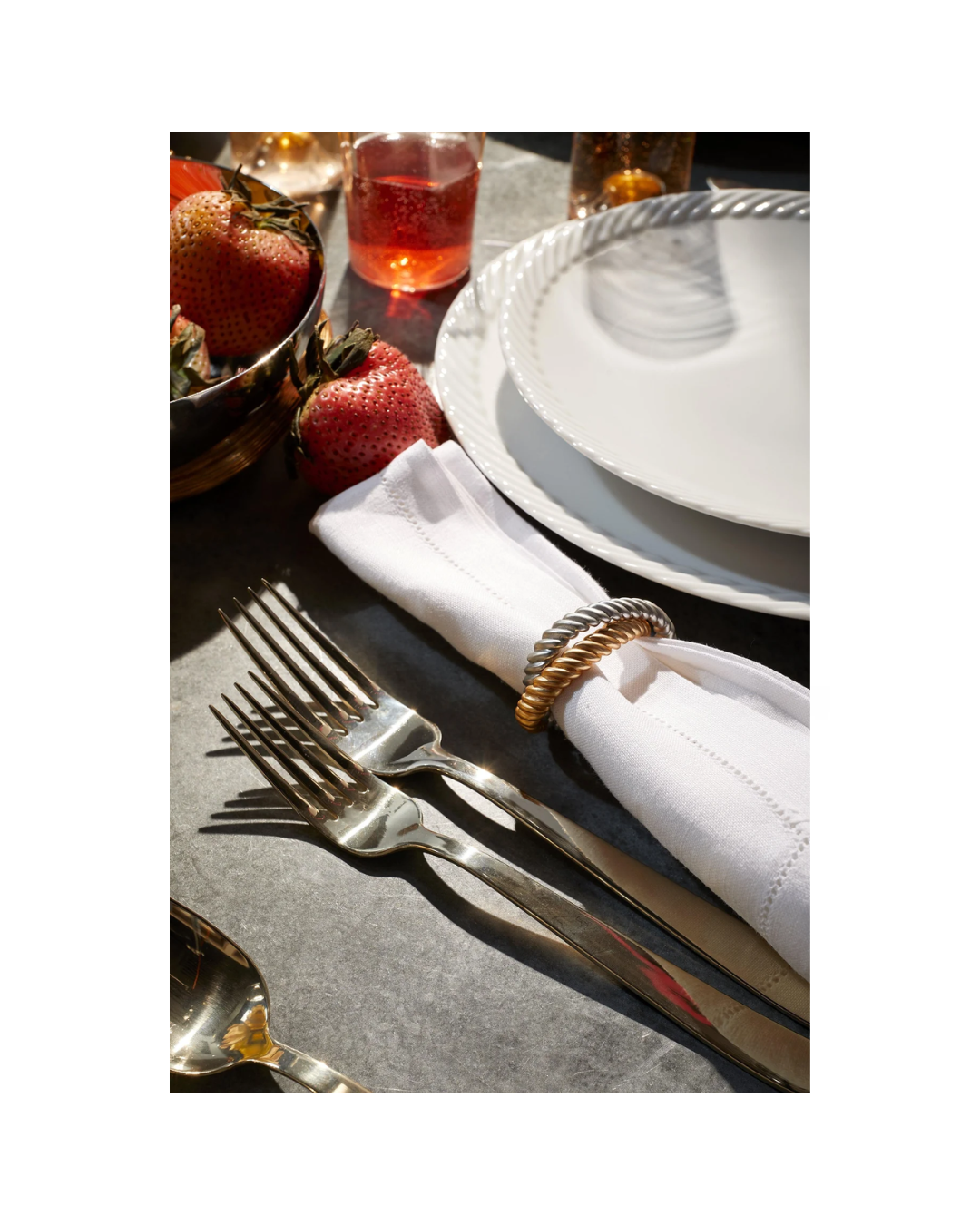 Deco Twist Napkin Jewels (Set of 4)
