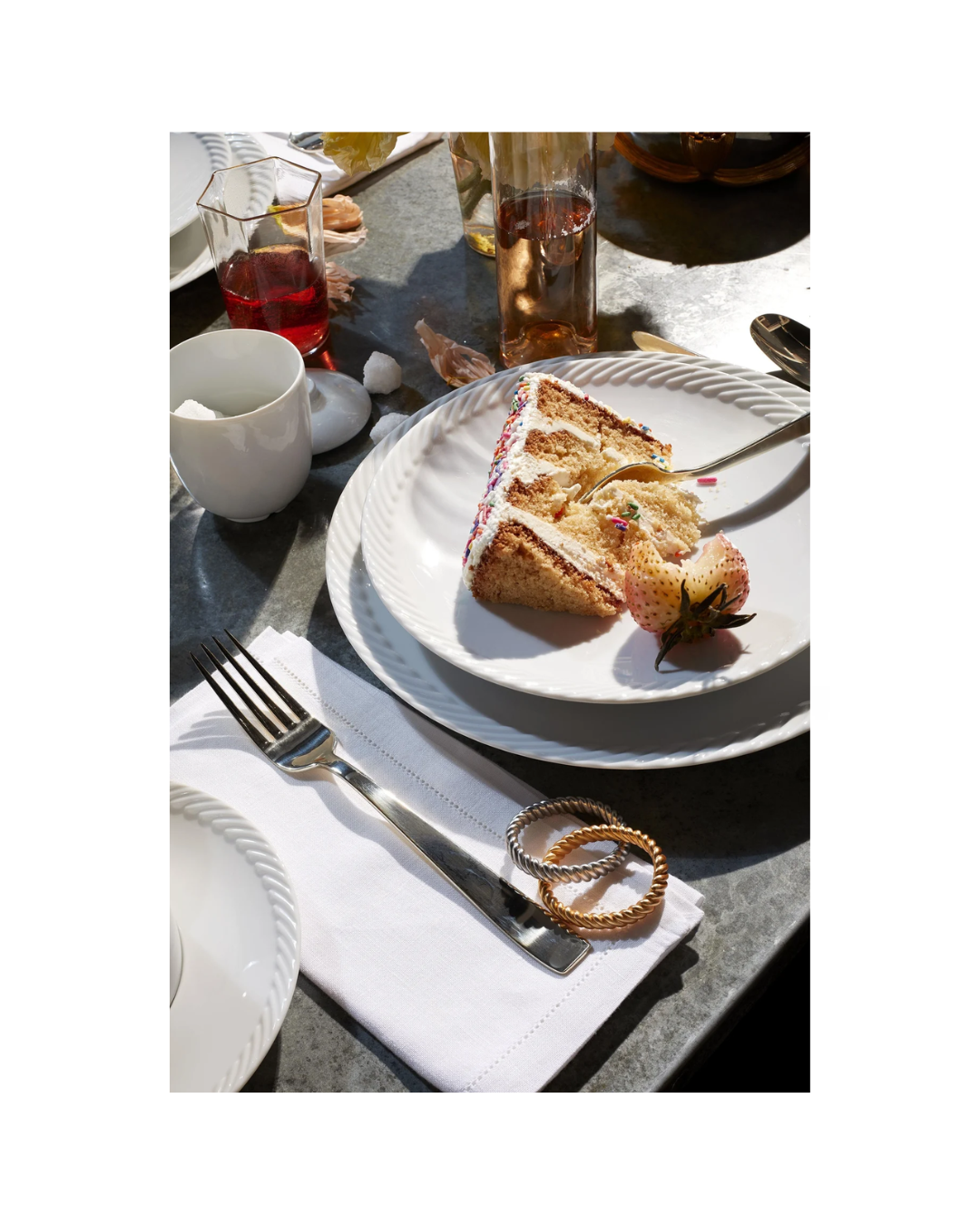 Deco Twist Napkin Jewels (Set of 4)
