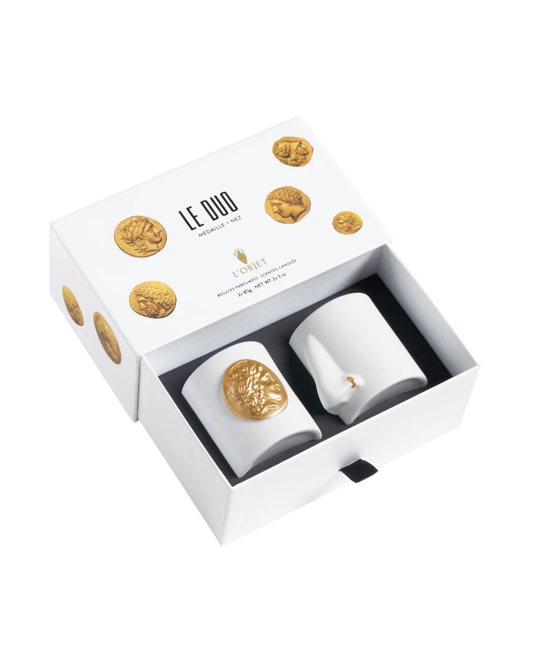 Le Duo - Médaille + Nez Candles - Small (Set of 2)