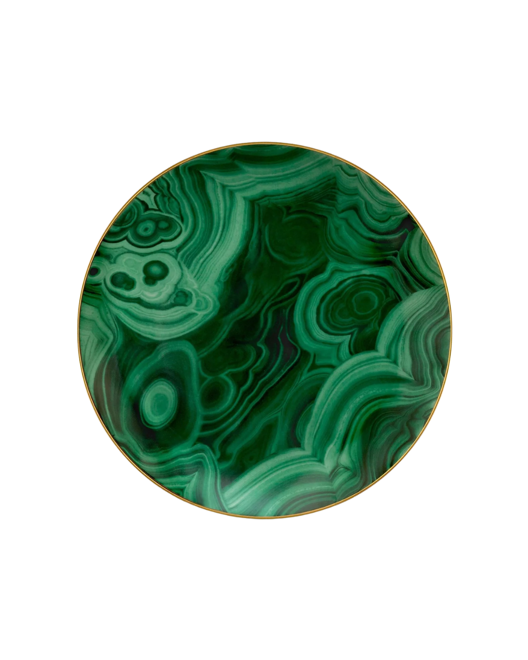 Malachite Dessert Plates (Set of 4)