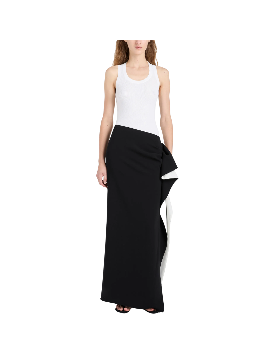 Cella Skirt in Matte Double Crepe