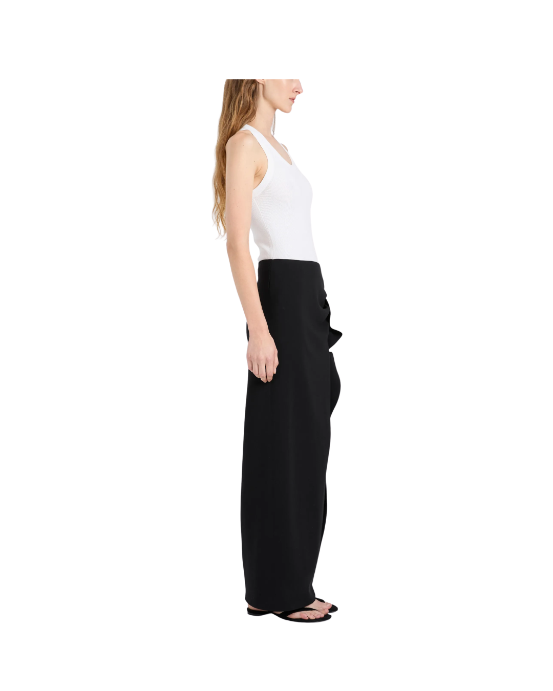 Cella Skirt in Matte Double Crepe