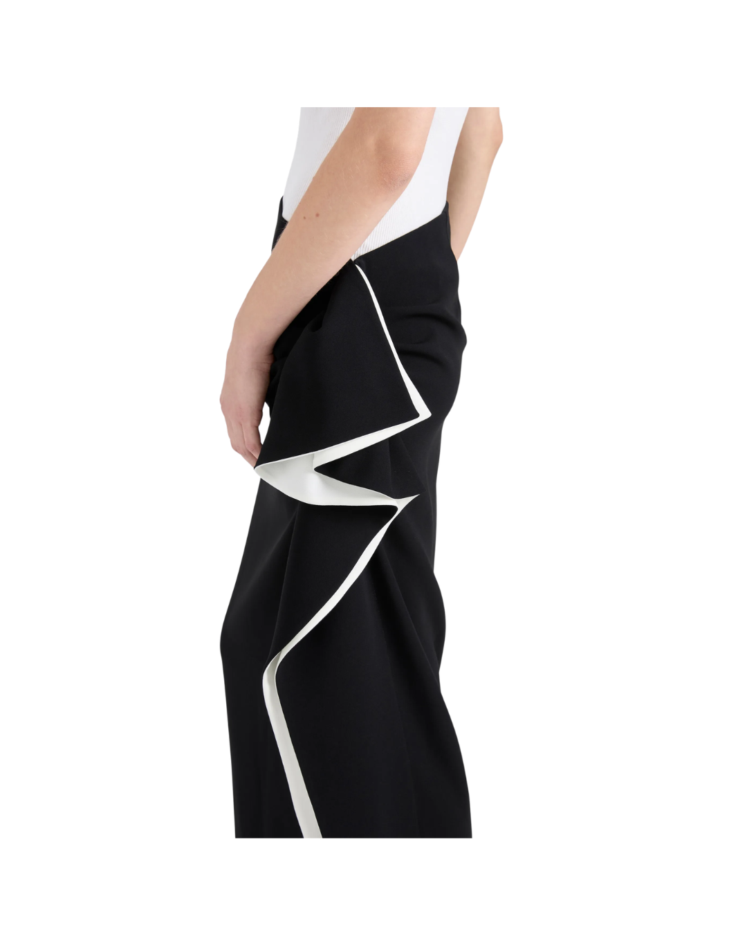 Cella Skirt in Matte Double Crepe
