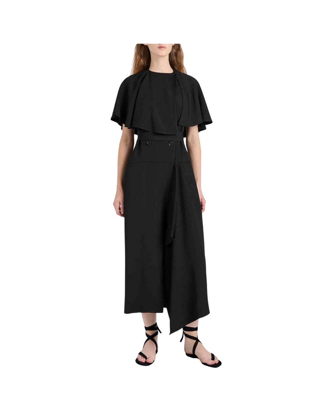 Isolde Dress in Viscose Twill