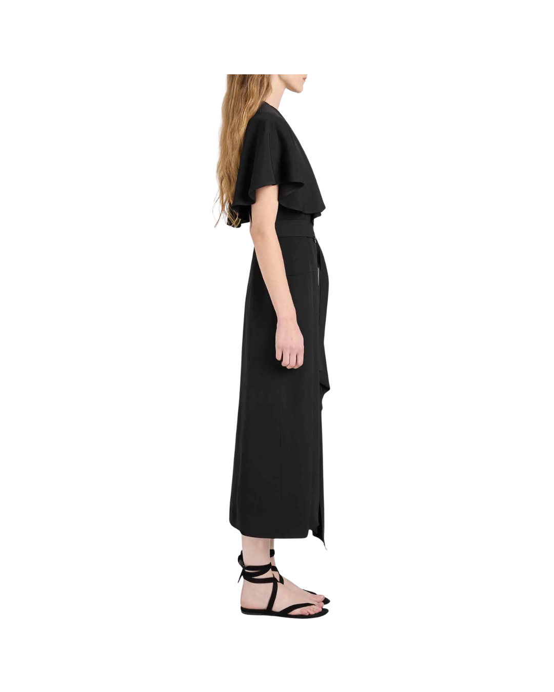 Isolde Dress in Viscose Twill
