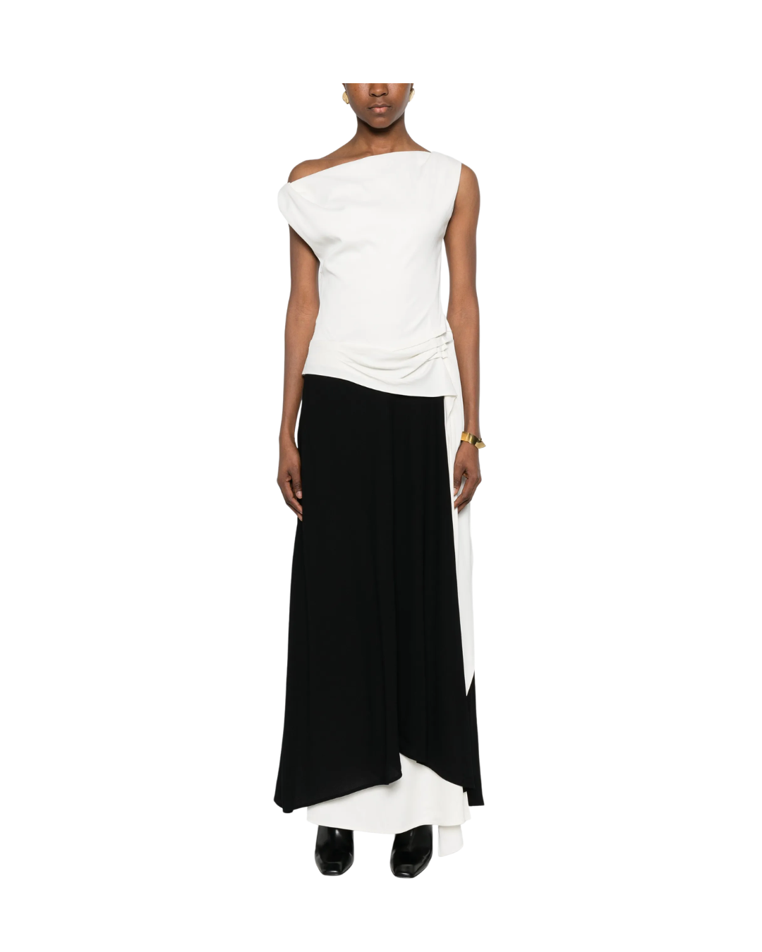 Daliah Dress in Satin Back Crepe