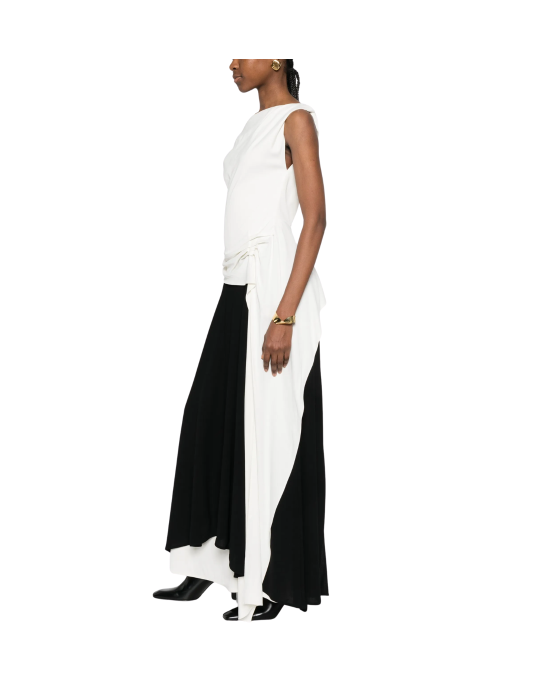 Daliah Dress in Satin Back Crepe