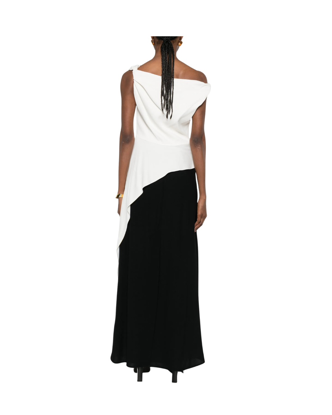 Daliah Dress in Satin Back Crepe