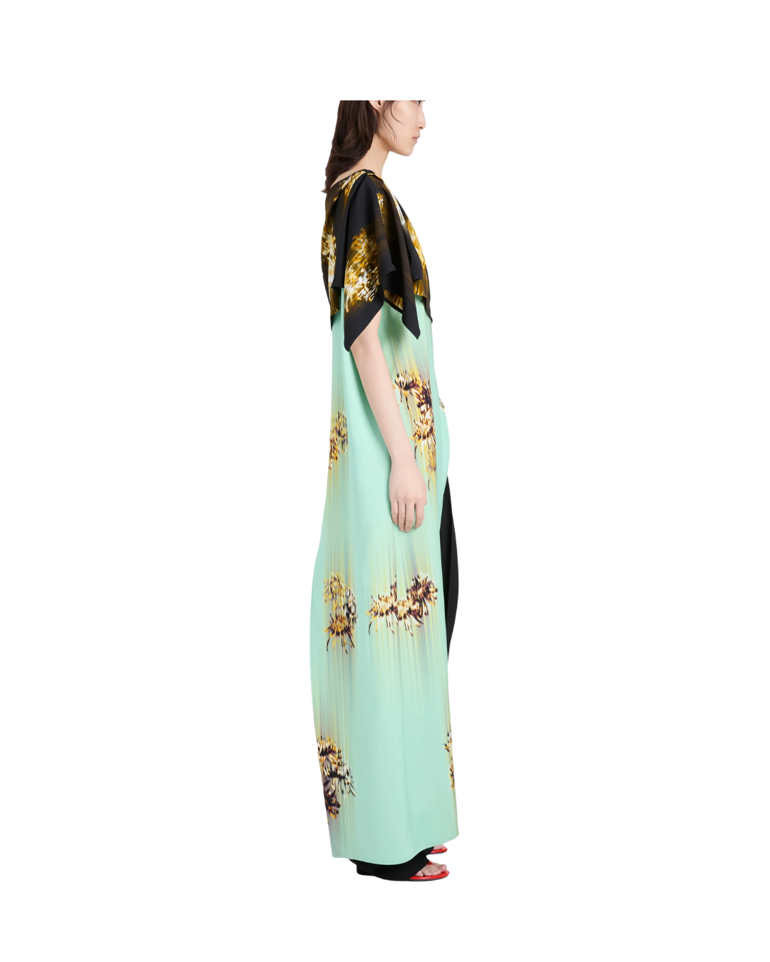 Haya Top in Printed Viscose Cady