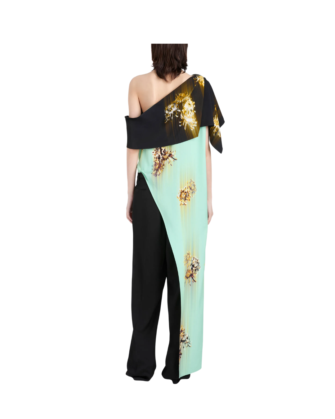 Haya Top in Printed Viscose Cady