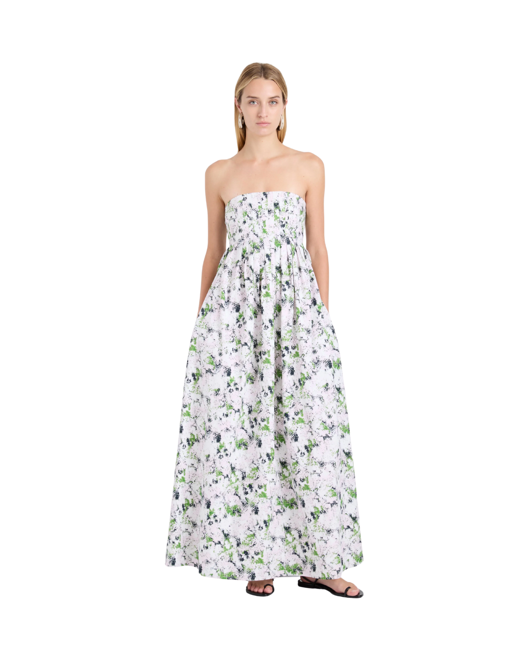 Virella Dress in Printed Cotton