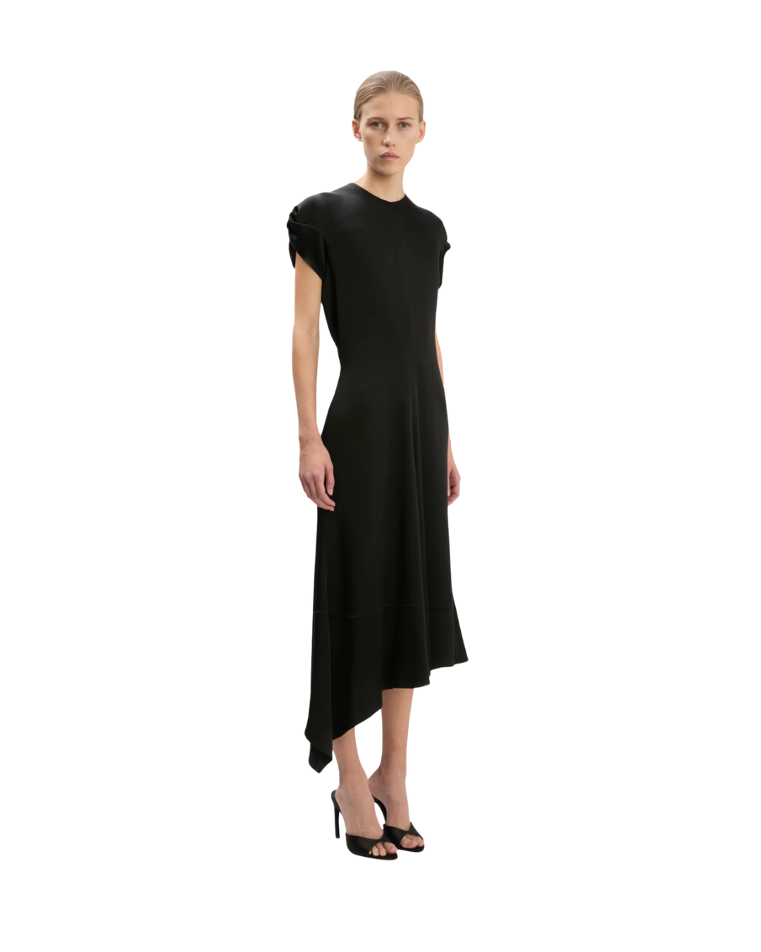 Twist Shoulder Dress
