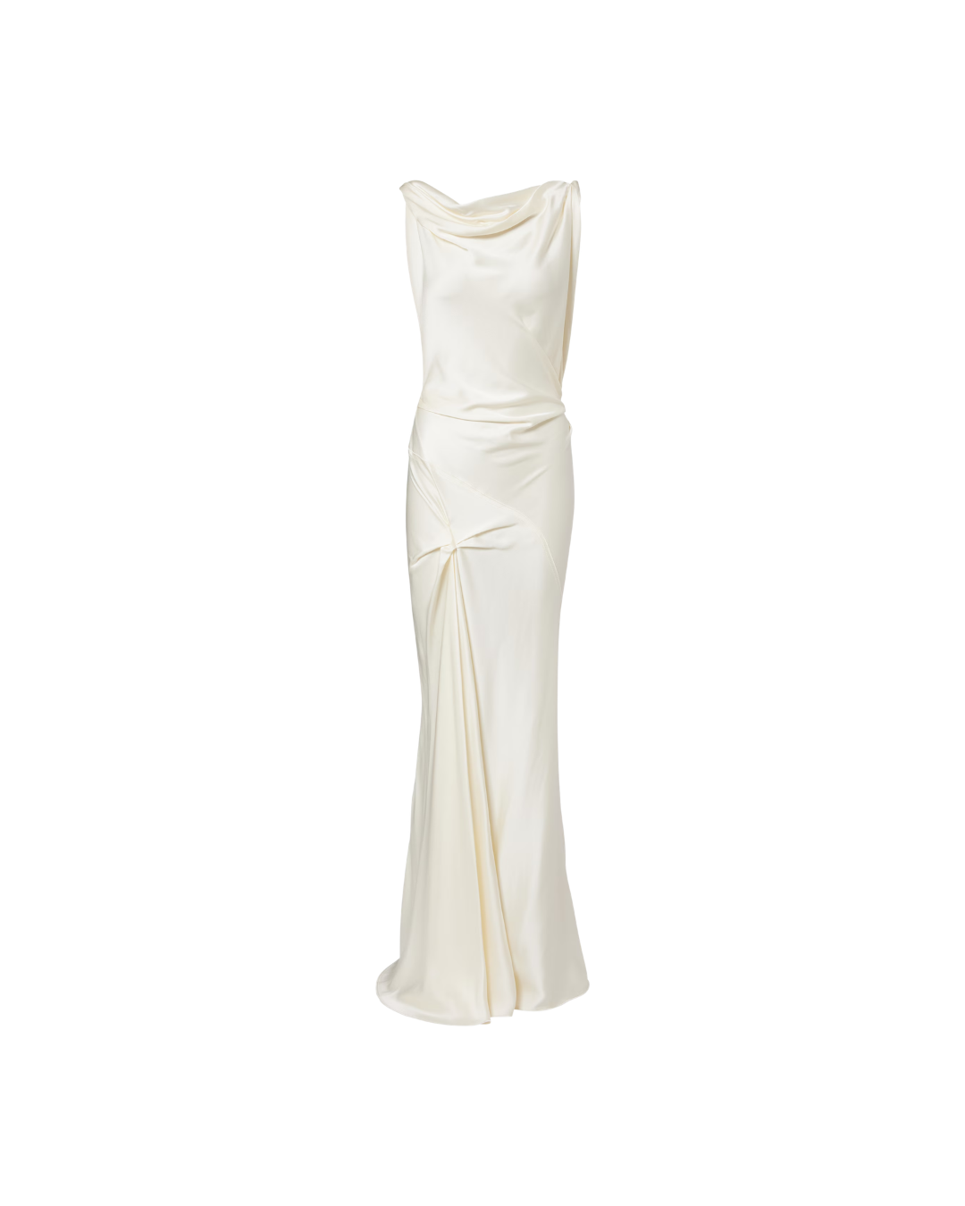 Asymmetric Drape Gown
